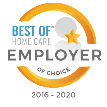 Best of Home Care Employer of Choice 2016-2020