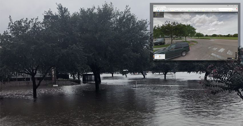 hurricane harvey flooding s braeswood 6500 blvd