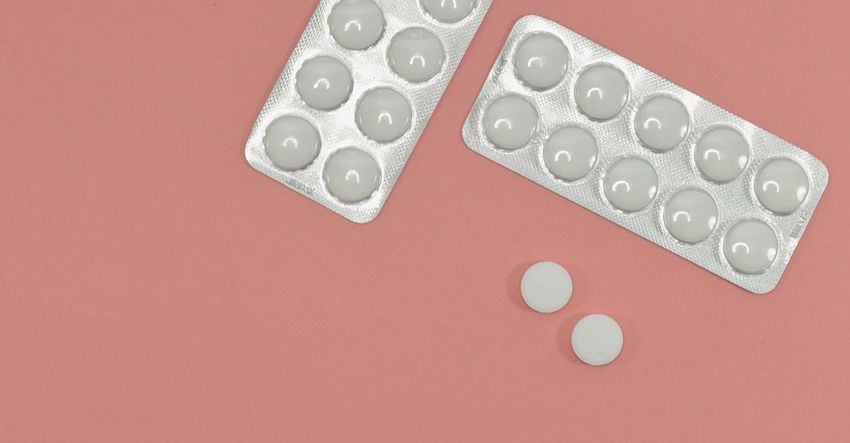 Prescription pills in foil package