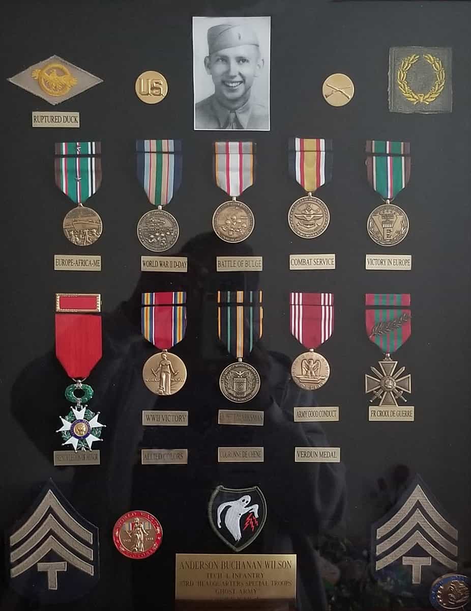 Ghost Army medals and Shadowbox