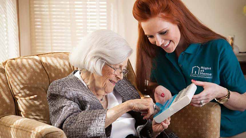 medication management with caregiver and senior