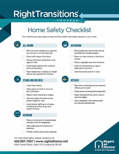 Right Transitions Home Safety Checklist