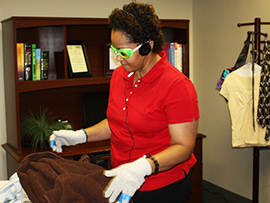 caregiver going through dementia training