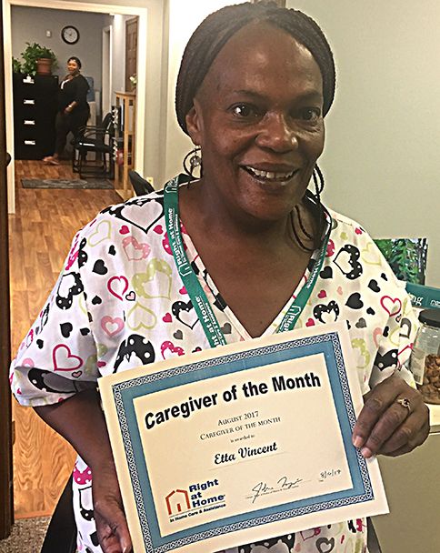 Caregiver Etta Vincent