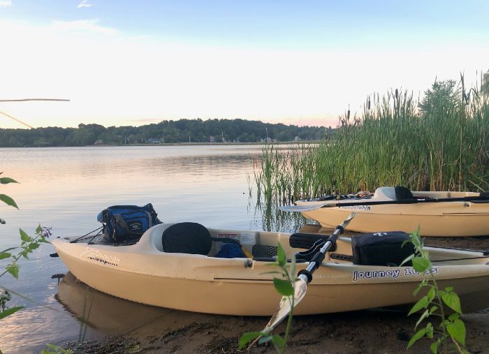 Summer 2020 Kayaking at Fort Meadow in Marlborough, MA 