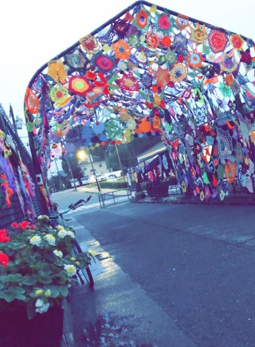 “Tunnel of Love” Public art exhibit in Natick, MA, as mentioned in Metrowest Daily News