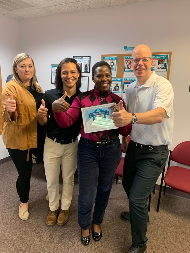 Rose A. Right at Home Boston Metro West Caregiver of the Month - August 2019