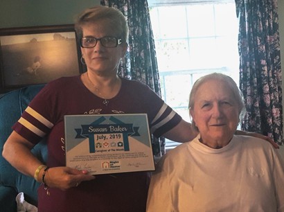 Right at Home Boston Metro West Caregiver of the Month July 2019 - Susan B.