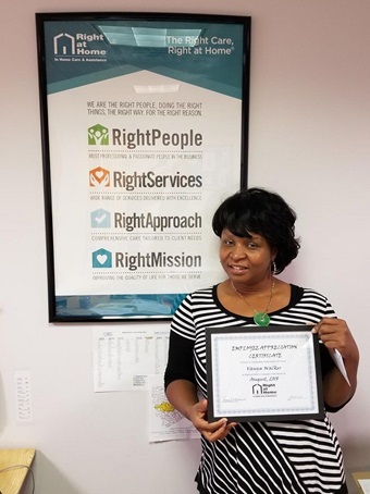 vanya august caregiver of the month