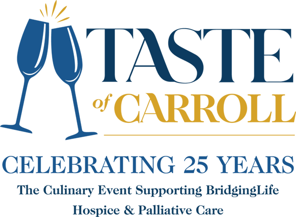 Taste of Carroll 25th Anniversary logo