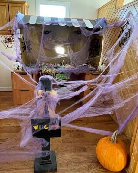 A spooky desk at the Princeton office.