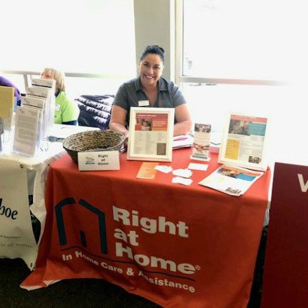 Booth at Older American Month event 