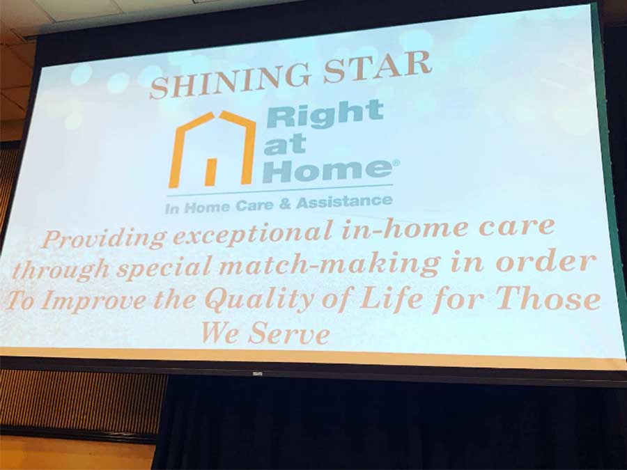 photo of slide showing Shining Star Right at Home Reno