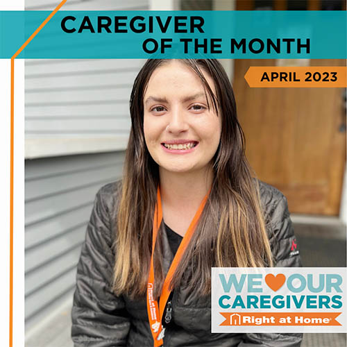 Right at Home Fort Collins Caregiver of the Month Summer Thompson