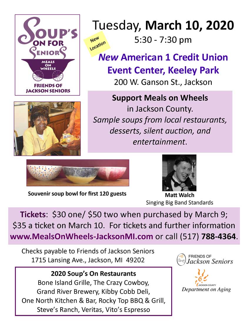 Soups On for Seniors Flyer