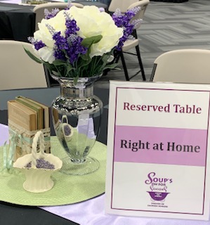 Flowers on table