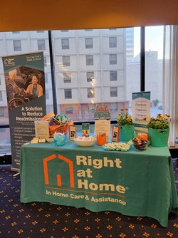 Right at Home's booth at the ACMA Conference 2022