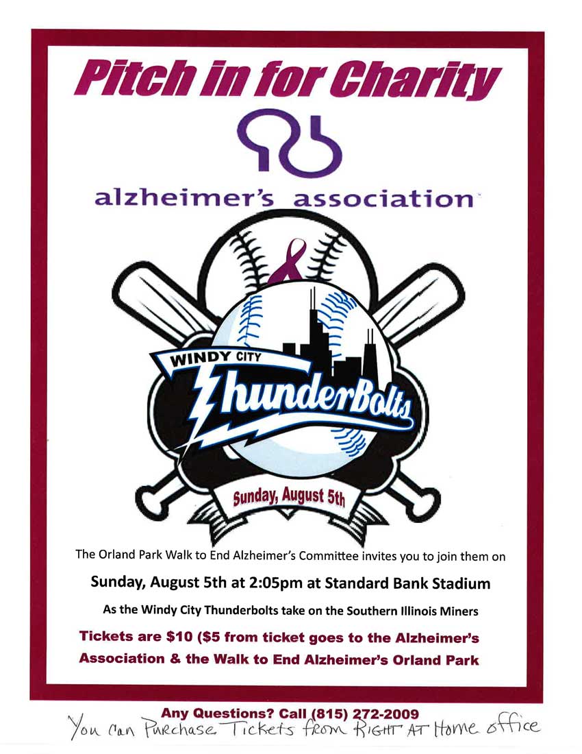 Windy city Thunderbolts Pitch in for Charity Event