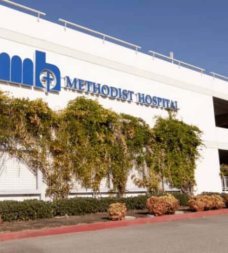 Methodist Hospital sign