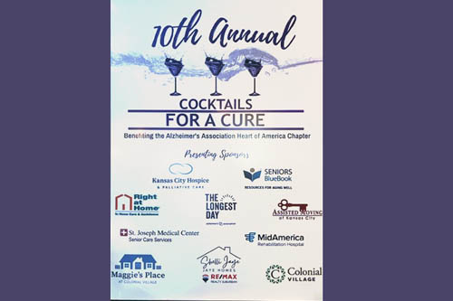 Alzheimer's Association's Cocktails For A Cure Event Poster