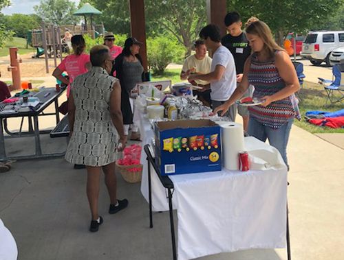 Food at 2018 Caregiver Summer Barbecue