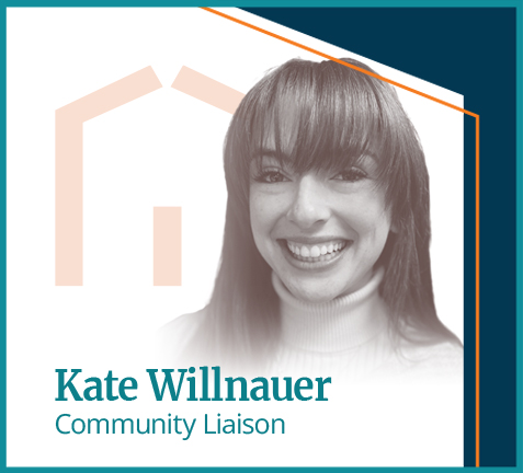 Staff Head and Shoulder Photo of Kate Willnauer Community Liaison