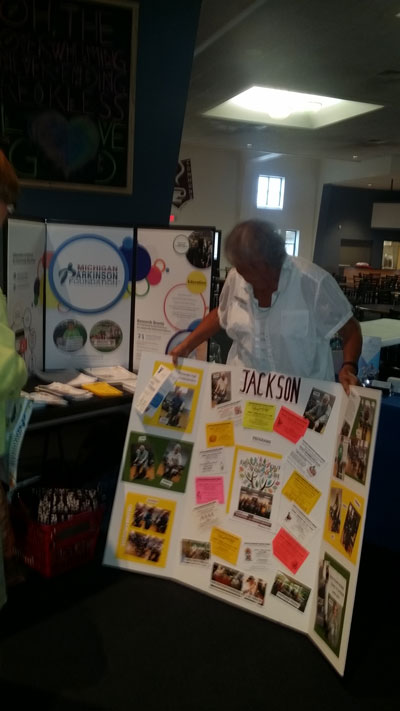 Carol at the Community Resource Expo