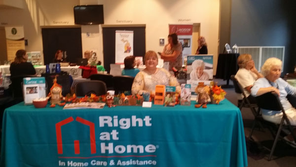 Elaine at the Community Resource Expo