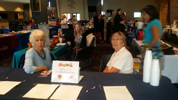 Evyette, Lynn and Janet at the Community Resource Expo