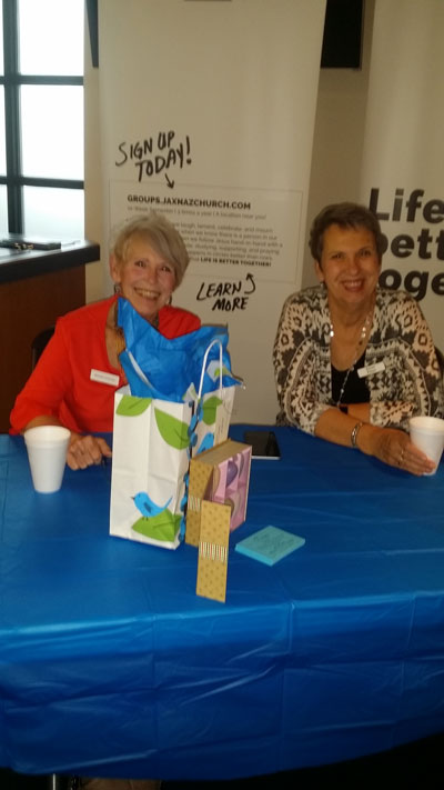 Sandie and Kathy at the Community Resource Expo