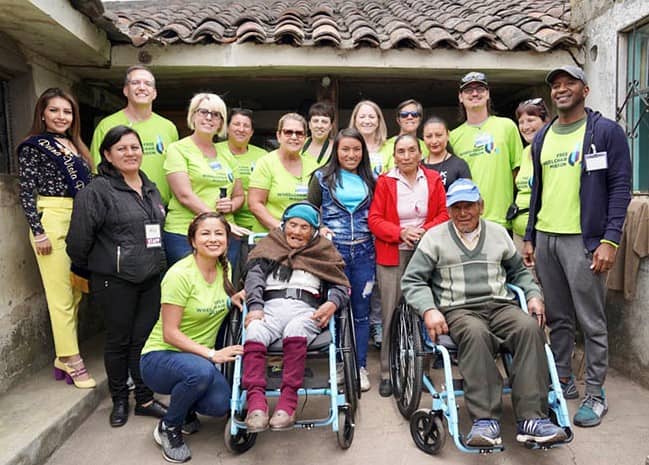 Free Wheelchair Mission Ecuador group