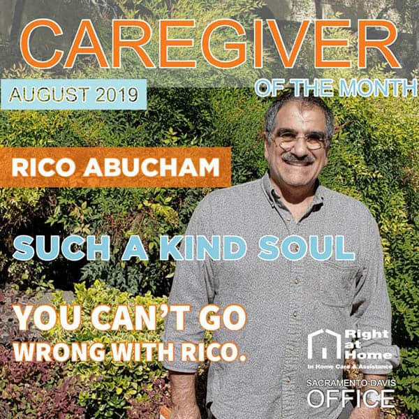 August Caregiver of the Month Sacramento