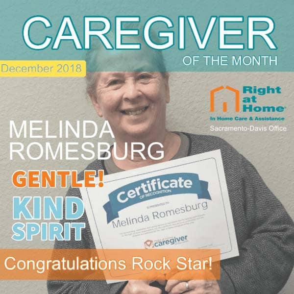 December Caregiver of the Month - Melinsa R. 