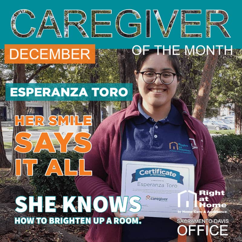 Esperanza Toro - December Caregiver of the Month