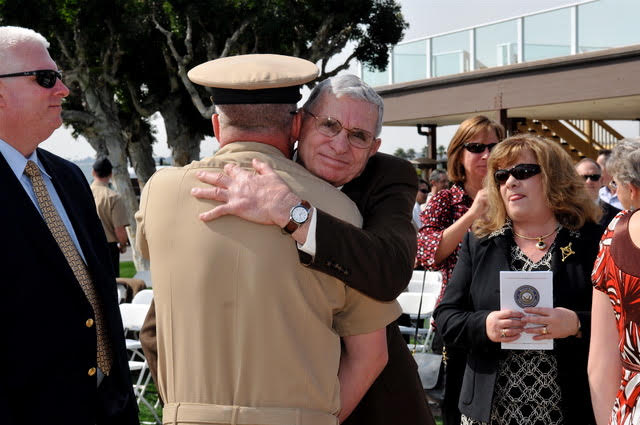 Memorial Day - Marine and father.