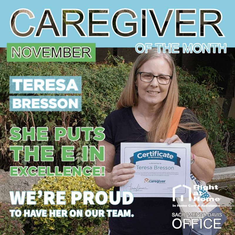 Teresa Bresson - November Caregiver of the Month