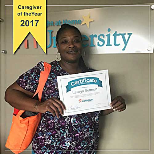 Caregiver of the Year Latoya Selmon