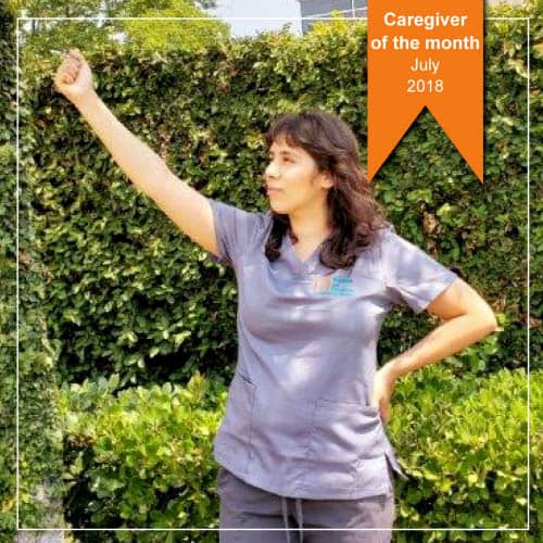 Beverly Gonzalez Caregiver of the Month July 2018