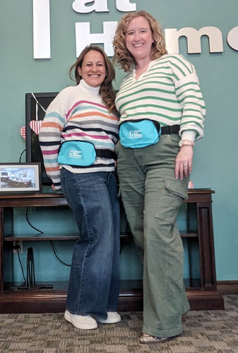 Two Women Posing Side-by-Side During Caregiver Appreciation Week