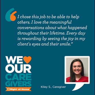 Caregiver Testimonial from Kiley S