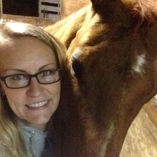 Nicole with horse