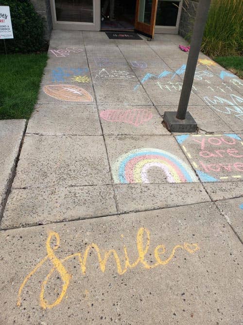 Chalk art