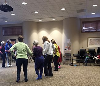 Parkinson's Support Group Dance Activity