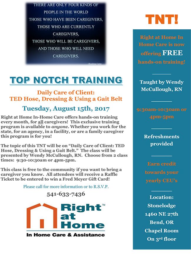 Top Notch Training August 15, 2017 Flyer