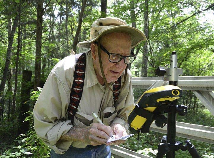 Indiana's oldest state employee, Bob Vollmer.