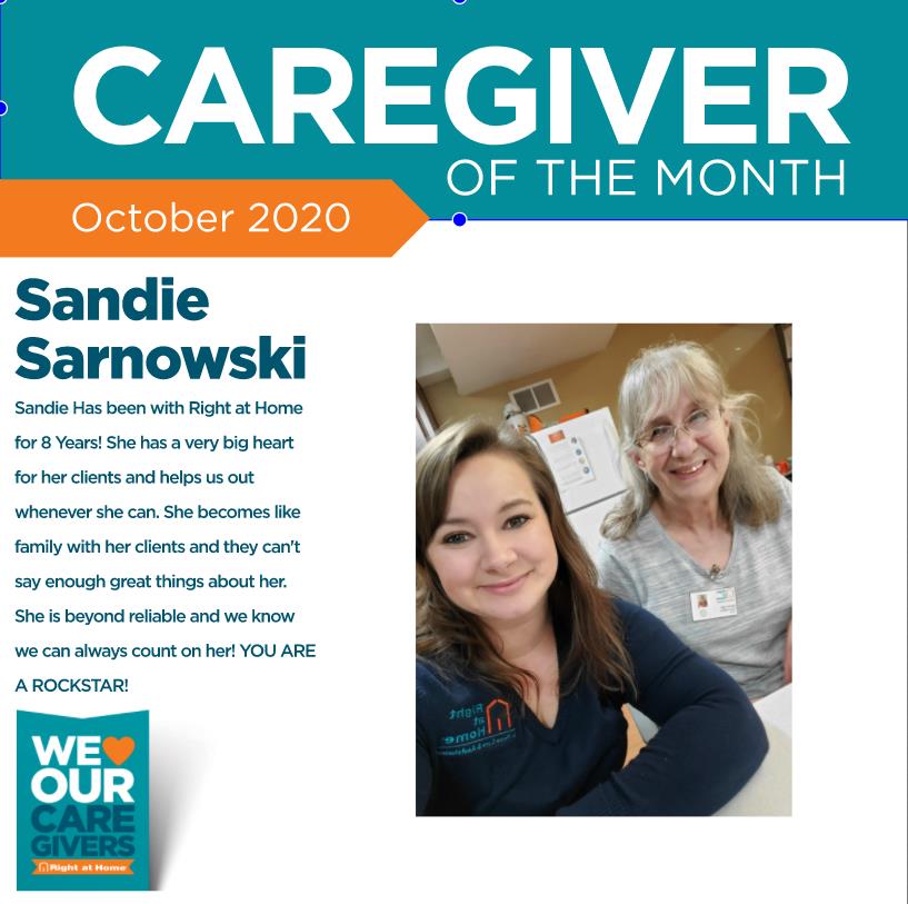 October 2020 Caregiver of the Month