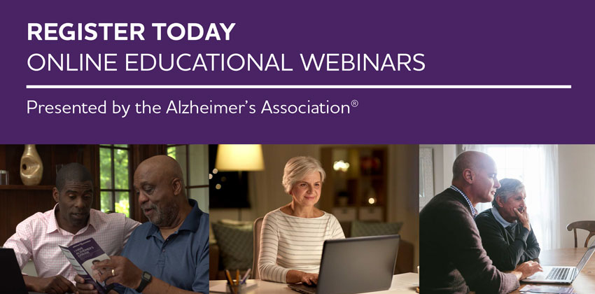 Alzheimer's Association Online Education Flyer