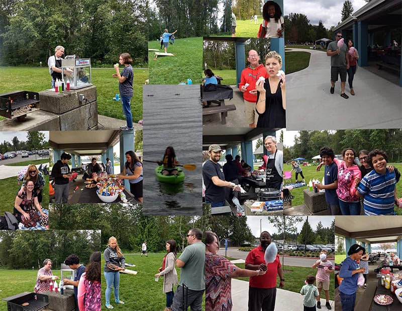 Staff Picnic Collage