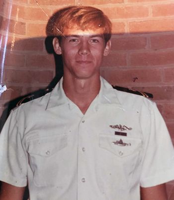 Mark Johnston in Uniform