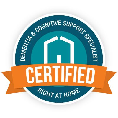 Dementia and Cognitive Support Specialist Logo, Right at Home